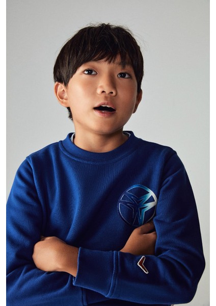 Erkek Çocuk Saks Sweatshirt 23FW0SW1581