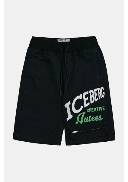 Erkek Çocuk Siyah Şort 23SSIBM3107 indirimleri