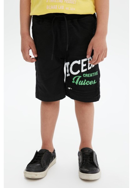 Erkek Çocuk Siyah Şort 23SSIBM3107 fiyatları