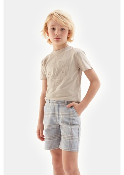 Erkek Çocuk Ekose Şort 23SS0NB3121 fiyatları