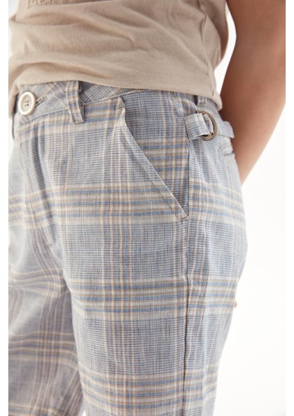 Erkek Çocuk Ekose Şort 23SS0NB3121 modelleri