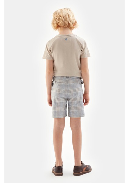 Erkek Çocuk Ekose Şort 23SS0NB3121 fırsatları