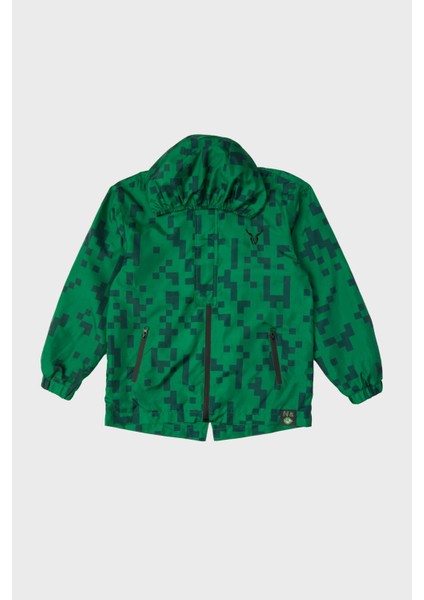 Bg Store Erkek Çocuk Yeşil Yağmurluk