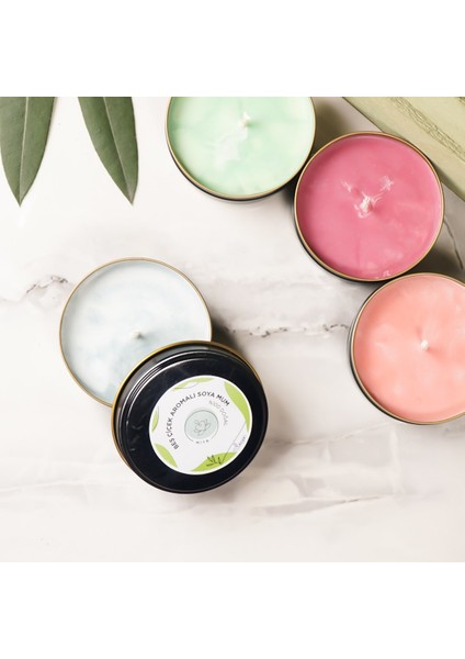 Beş Çiçek Aromalı Metal Soya Mum fiyatları