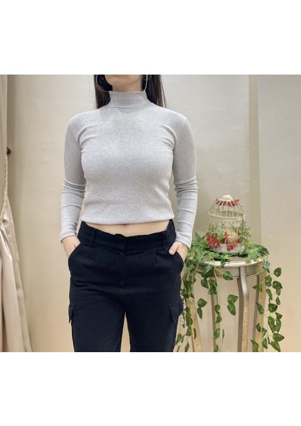 Kadın Peluş Uzun Kollu Yarım Balıkçı Yaka Body Yumoş 1 Adet indirimleri
