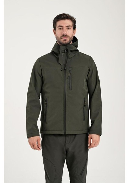 Erkek Haki Softshell Mont 2311100