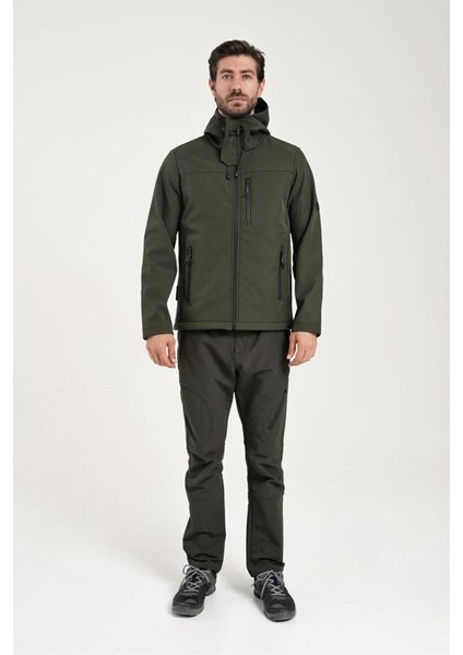 Erkek Haki Softshell Mont 2311100