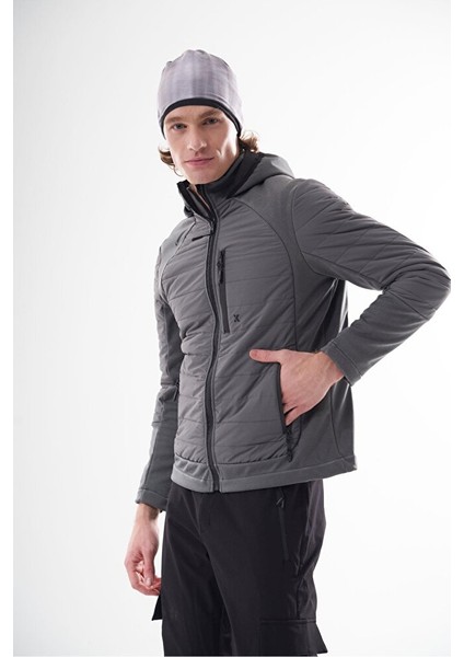 Erkek Antrasit Softshell Mont 2311137 fırsatları