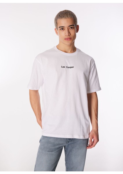Yuvarlak Yaka Beyaz Erkek T-Shirt 242 Lcm 242006 Aylex Beyaz modelleri