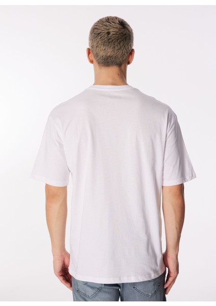 Yuvarlak Yaka Beyaz Erkek T-Shirt 242 Lcm 242006 Aylex Beyaz indirimleri