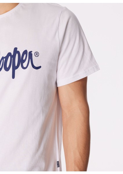 Yuvarlak Yaka Beyaz Erkek T-Shirt 242 Lcm 242017 Londonlogo Beyaz-L fırsatları