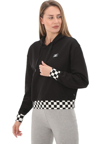VN000GJ2BLK1 Vans Boom Boom Check Crop Iı Kadın Sweatshirt Siyah fiyatları
