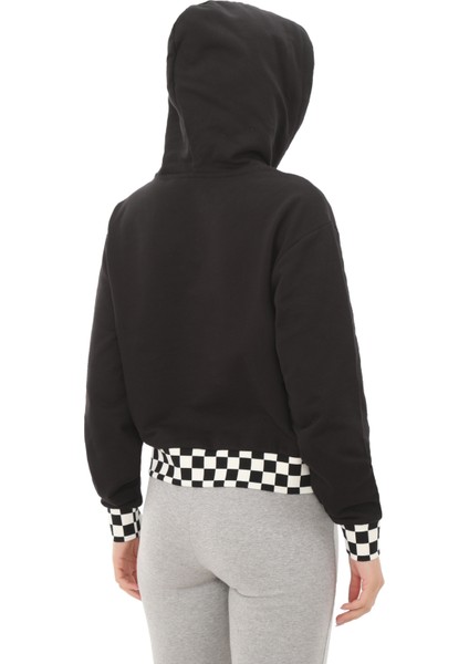 VN000GJ2BLK1 Vans Boom Boom Check Crop Iı Kadın Sweatshirt Siyah fırsatları