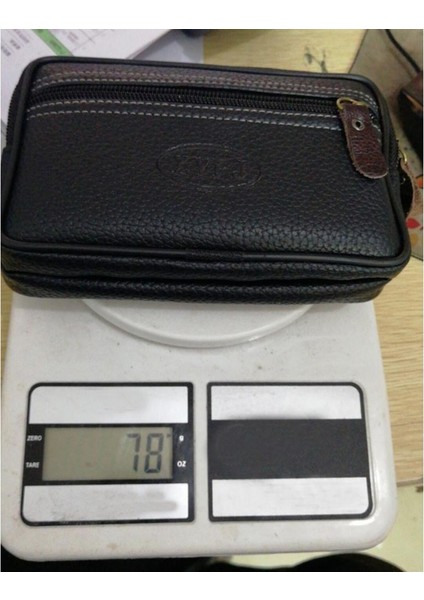 Erkek Suni Deri Cüzdan Erkekler Için Çift Katmanlı Telefon Bel Çantası Ince Ince Fermuarlı Paralar Çanta Açık Spor Yürüyüş Için Tırmanma (Yurt Dışından) indirimleri