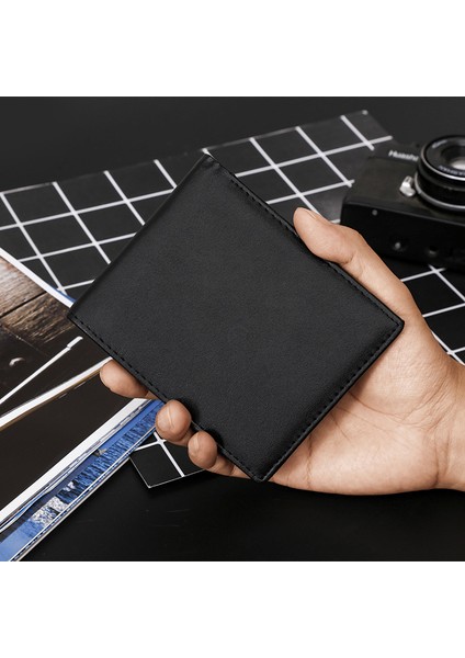 2022 Yeni Cüzdan Erkek Kısa Kore Versiyonu Basit Kişilik Gençlik Cüzdan Ultra Ince Öğrenci Çoklu Kart Cüzdan (Yurt Dışından) fiyatları