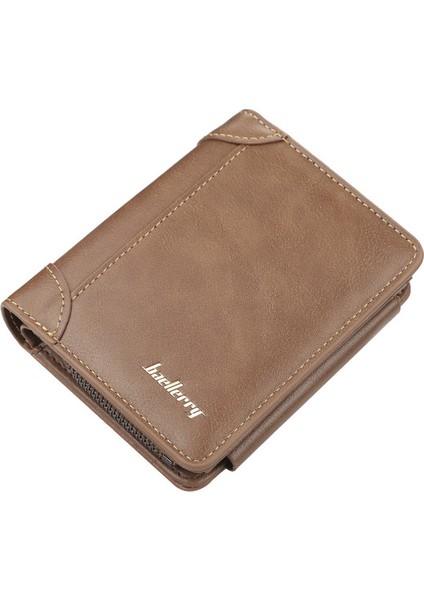 Baellerry 2021 Yeni Kısa Erkek Cüzdan Kredi Kartvizit Kart Tutucu Pu Deri Çanta Erkek Fermuarlı Cüzdan Para Cebi ile (Yurt Dışından) fiyatları