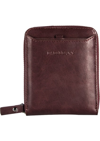 Baellerry Erkek Cüzdan Kartvizitlik Retro Deri(Mor) (Yurt Dışından)