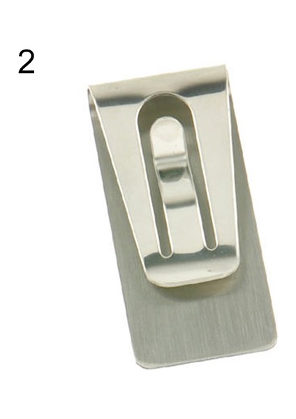 Paslanmaz Çelik Ince Cep Nakit Çanta Para Klipsi Cüzdan Kimlik Kredi Kartı Tutucu (Yurt Dışından) fiyatları