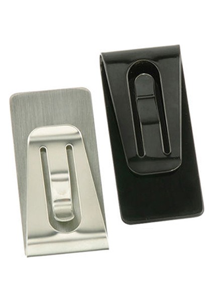 Paslanmaz Çelik Ince Cep Nakit Çanta Para Klipsi Cüzdan Kimlik Kredi Kartı Tutucu (Yurt Dışından) indirimleri