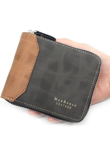 100% Hakiki Deri Erkek Cüzdan Premium Ürün Gerçek Inek Derisi Cüzdan Adam Için Kısa Siyah Cüzdan Portefeuille Homme Iş (Yurt Dışından) fırsatları
