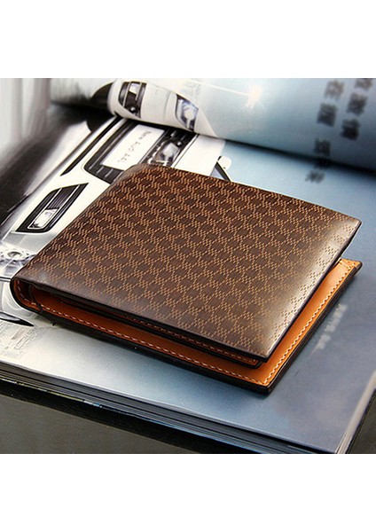 Microgood Erkek Moda Suni Deri Cep Cüzdan Debriyaj Kımlık Kredi Kartı Tutucu Bifold Çanta (Yurt Dışından) modelleri