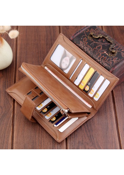 Erkek Uzun Cüzdan Cüzdan Erkek Erkek Dolar Klipsi Çok Fonksiyonlu Takım Çantası Avrupa ve Amerika Cep Telefonu Fermuarlı Çanta (Yurt Dışından) modelleri
