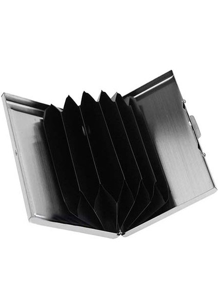 Paslanmaz Çelik Metal Iş Kimliği Kredi Kartı Tutucu Cüzdan Cep Kutusu Kasa (Yurt Dışından) fırsatları