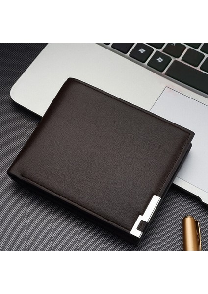 Erkek Deri Bifold Kimlik Kartı Tutucu Çanta Cüzdan Billfold Çanta Ince Debriyaj (Yurt Dışından) fiyatları