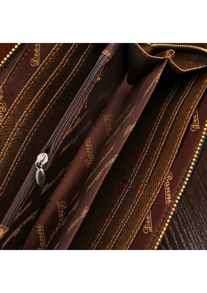 2019 Bahar Yeni Erkek Uzun El Çantası Iş Moda Fermuarlı Cüzdan Erkek Çoklu Kart Tek Çekmeli Cüzdan (Yurt Dışından) modelleri