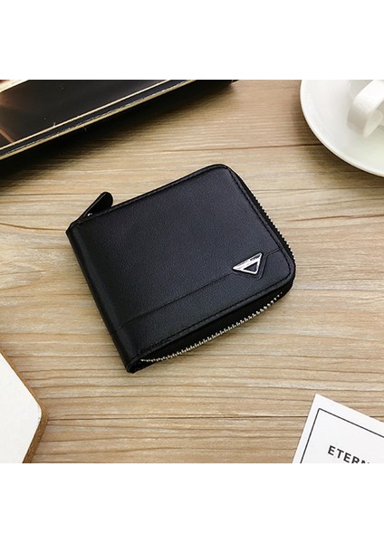 Erkek Cüzdan Kısa Zincirli Erkek Cüzdanı Yatay Cüzdan Günlük Fermuarlı Bozuk Para Cüzdanı (Yurt Dışından) fiyatları