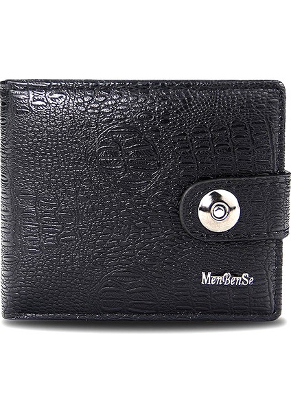 Erkek Cüzdan Deri Hakiki Çanta Kısa Çile Portmoney Ince Port Money Billeteras Para Hombre Cuero Carteira Masculina (Yurt Dışından)
