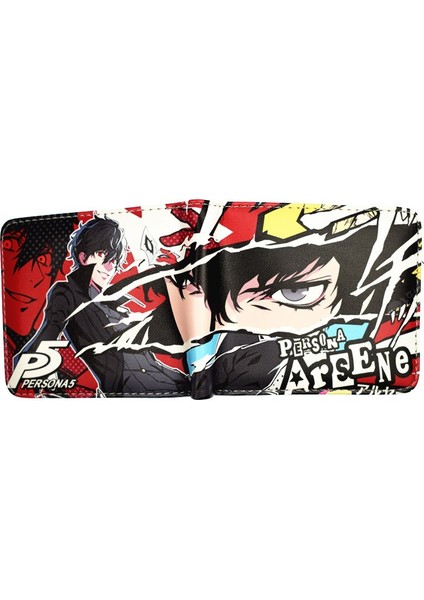 Persona 5 Cüzdan Erkek Kısa Çanta Havalı Tasarım Erkek Çocuk Cüzdanı Para Cebi (Yurt Dışından) indirimleri