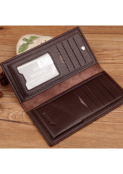 Ince Cüzdan Erkek Uzun Cüzdan Modaya Uygun Iş Kişiliğinin Kore Versiyonu Gündelik Cüzdan Elde Tutulan Erkek Cüzdanı Çok Fonksiyonlu (Yurt Dışından) modelleri