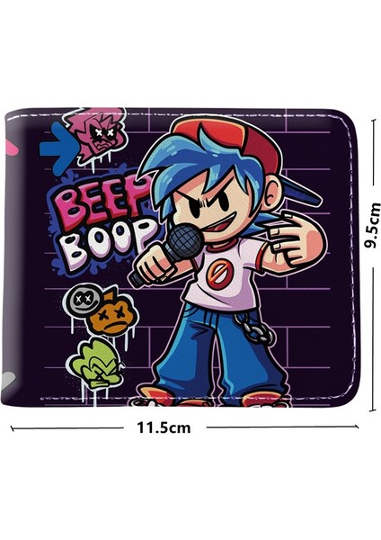 Sıcak Satış Oyunu Karikatür Cüzdan Anime Cuma Gecesi Funkin Fnf Kısa Çanta Kart Tutucu Para Cebi (Yurt Dışından) modelleri