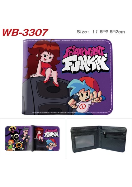 Sıcak Satış Oyunu Karikatür Cüzdan Anime Cuma Gecesi Funkin Fnf Kısa Çanta Kart Tutucu Para Cebi (Yurt Dışından) indirimleri