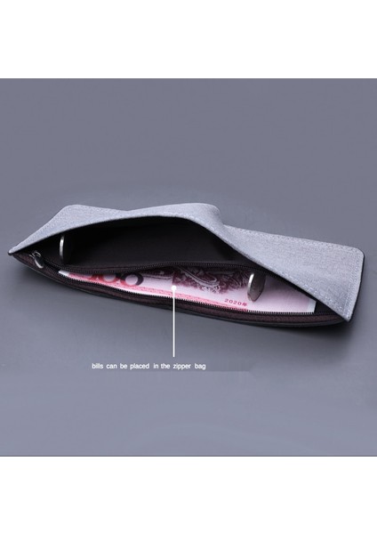 Moda Erkek 2020 Kısa Cüzdan, Yatay Ultra-Ince Cüzdan, Taşınabilir Çok Fonksiyonlu Sıcak Satış, Kimlik Kartı Tutucu Siyah Gri (Yurt Dışından) fırsatları