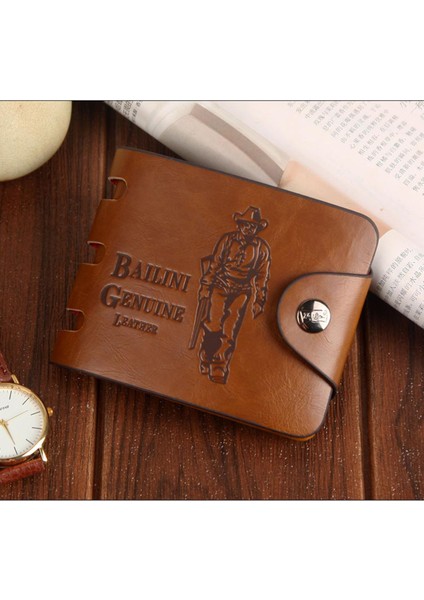 Yfashion Alina Erkek Pu Bifold Cüzdan Kredi Kimlik Kartı Çanta (Yurt Dışından)