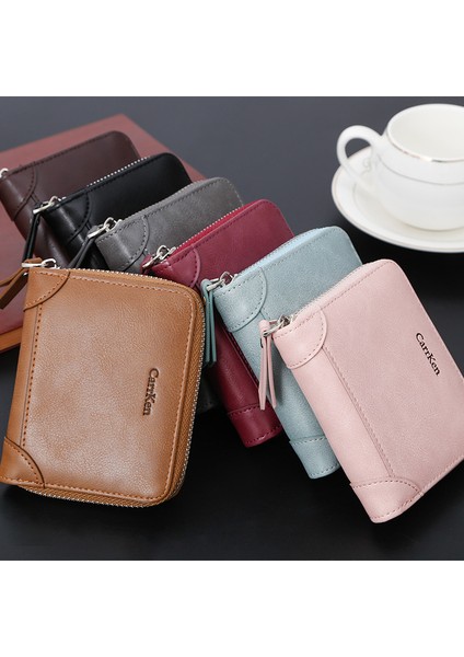 Yeni Erkek Kısa Cüzdan Kore Rahat Retro Fermuar Cüzdan Çok Fonksiyonlu Toka Bayanlar Bozuk Para Cüzdanı (Yurt Dışından) fiyatları