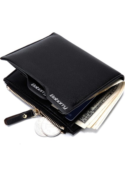 Baborry Cüzdan Erkekler Bifold Kredi Kartlıklı Cüzdan Rfıd Engelleme Kısa Çanta Erkekler Için Portemonnee Erkek (Yurt Dışından)