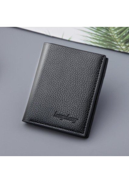 Erkek Cüzdan Kısa Erkek Cüzdan Erkek Dikey Ince Kesitli Ehliyet Koyabilirsiniz Dolar Klipsli Mini Cüzdan (Yurt Dışından)