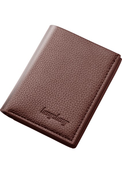 Erkek Cüzdan Kısa Erkek Cüzdan Erkek Dikey Ince Kesitli Ehliyet Koyabilirsiniz Dolar Klipsli Mini Cüzdan (Yurt Dışından)