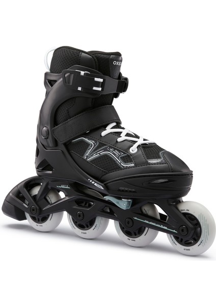 Oxelo Çocuk Paten - Siyah/Haki - FIT3
