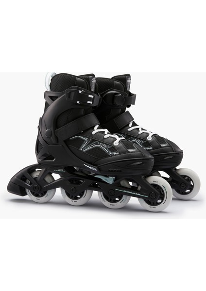 Oxelo Çocuk Paten - Siyah/Haki - FIT3 indirimleri