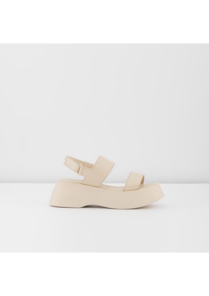Bendo-Tr Sandalet Dolgu Sandalet;yüksek Topuklu Sandalet - Ekru