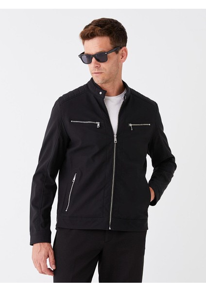 Lcw Vision Slim Fit Biker Yaka Erkek Deri Görünümlü Mont fiyatları