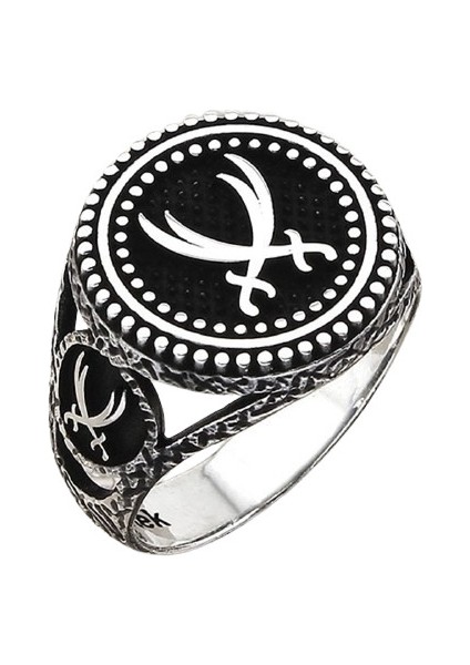 Erkek Yüzük Gümüş 925 Zulfakar