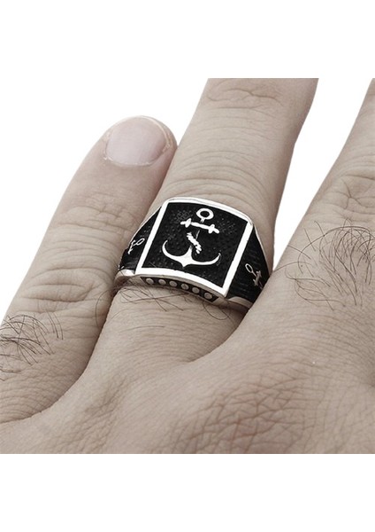 Erkek Yüzük Gümüş 925 Çapa fiyatları