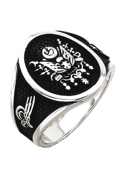 Erkek Yüzük Gümüş 925 Osmanlı