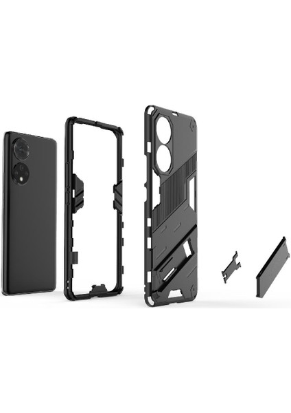 Onur Için Kılıf 50 5g Koruyucu Kapak Kickstand Sağlam Askeri (Yurt Dışından) fiyatları