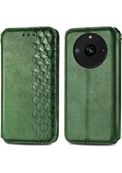 Oppo Realme 11 Pro Fonksiyonu Deri Telefon Kılıfı (Yurt Dışından)